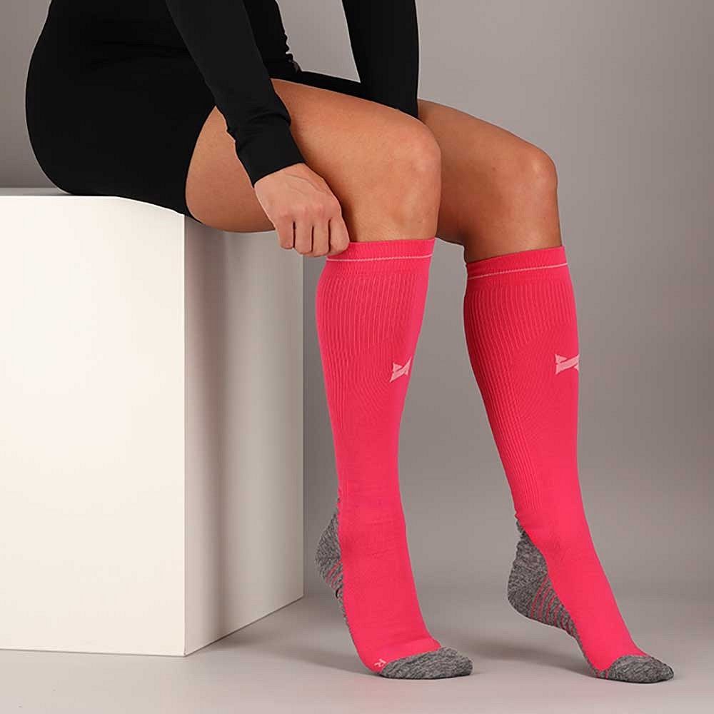 Xtreme Compressie Sokken Hardlopen 6-pack Multi Pink