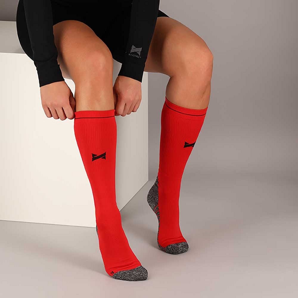 Xtreme Compressie Sokken Hardlopen 2-pack Multi Red