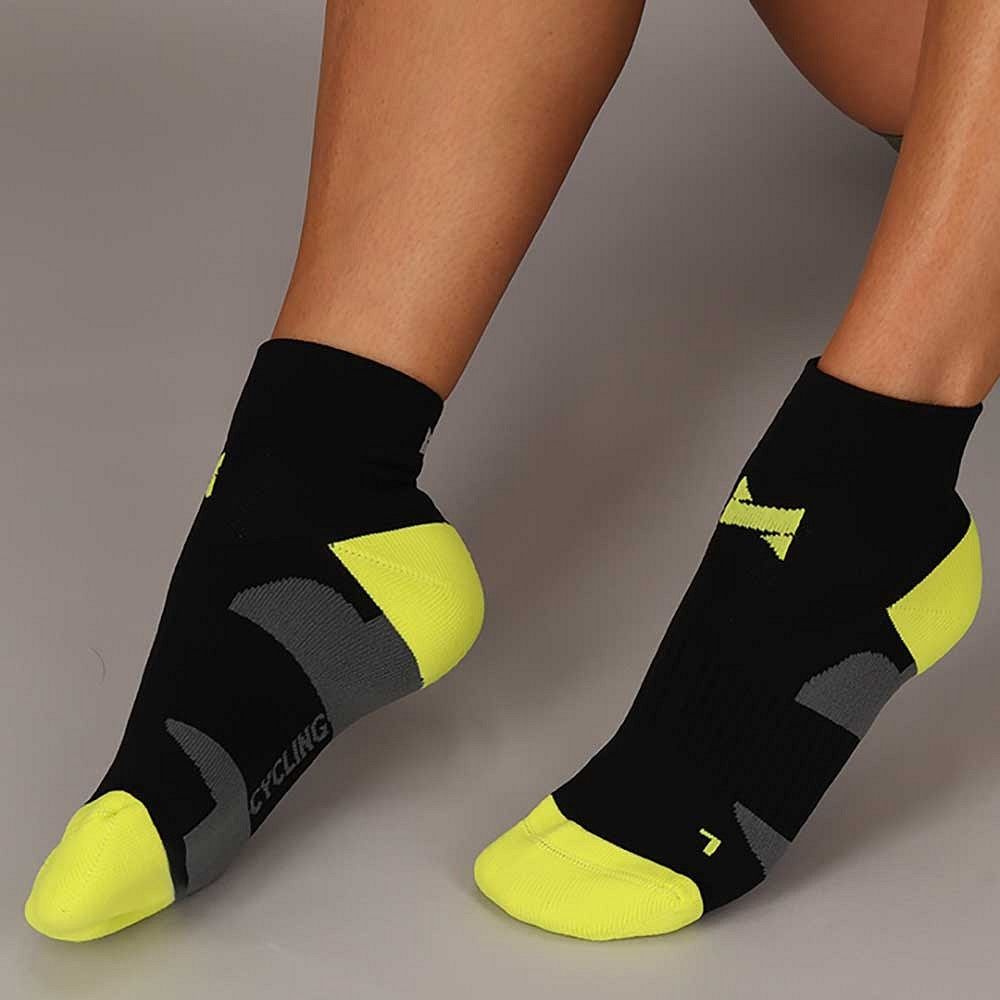 Xtreme Fietssokken Quarter 3-pack Multi Black