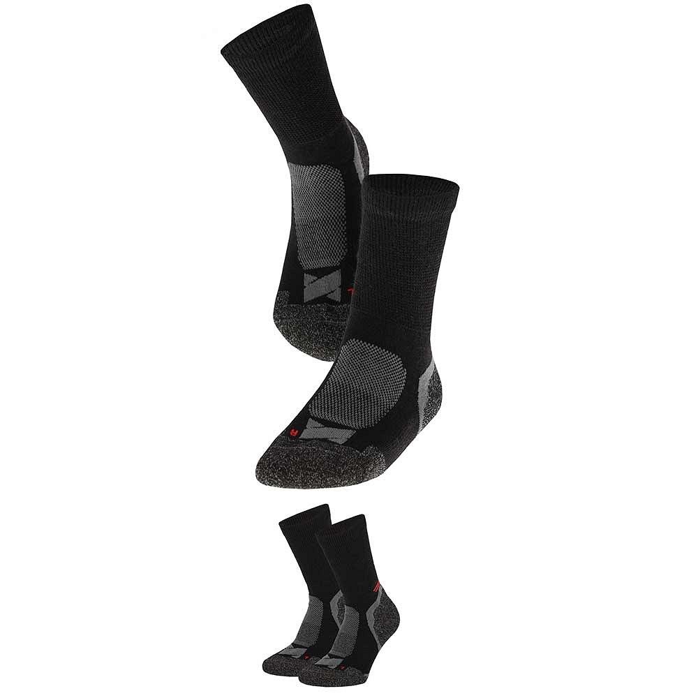 Xtreme Hiking Sokken Wol 2-pack Multi Black