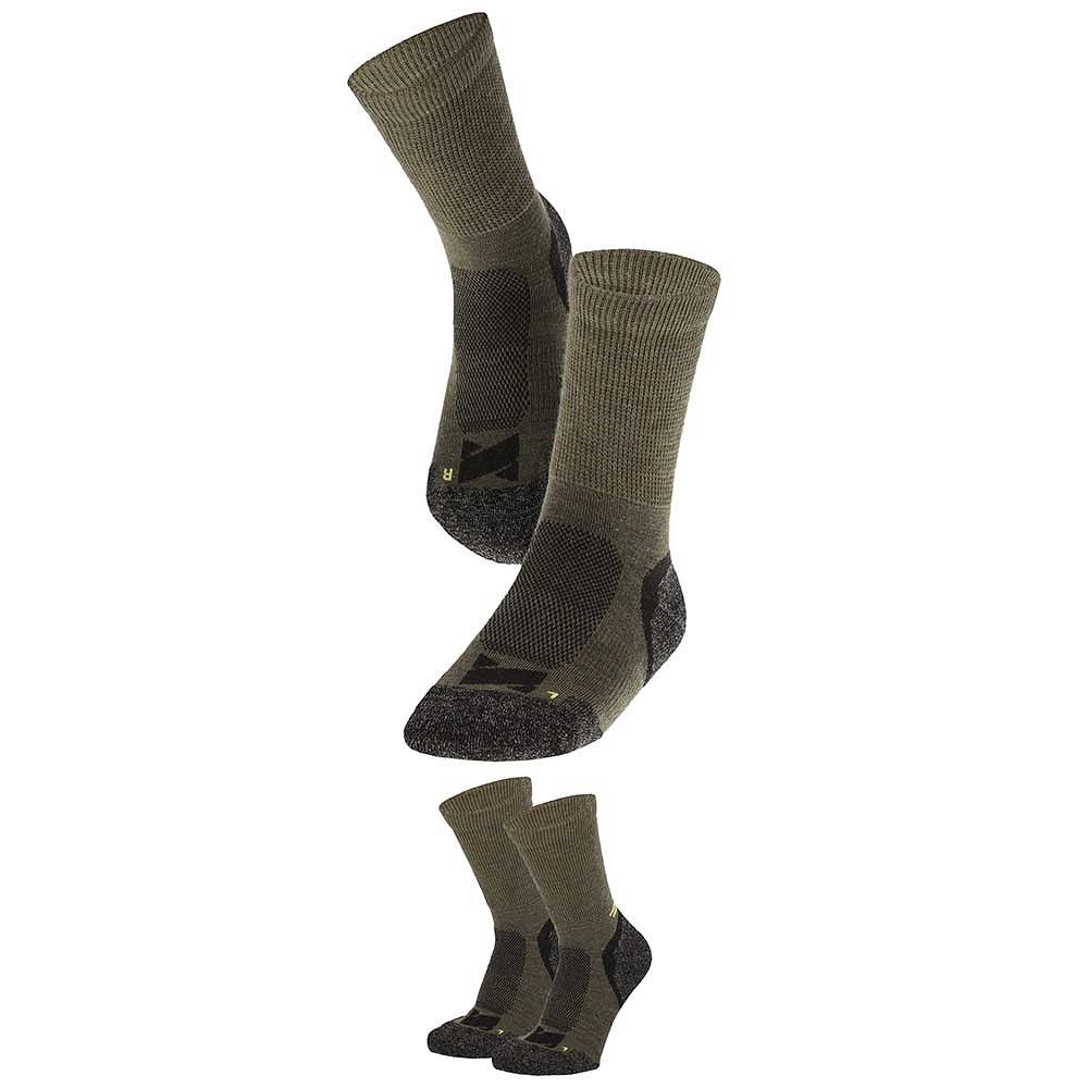 Xtreme Hiking Sokken Wol 2-pack Multi Green