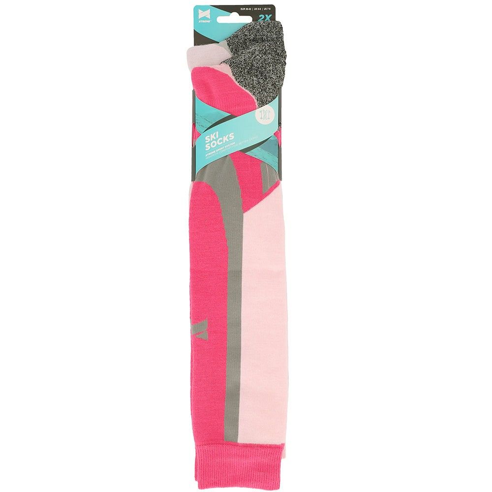 Xtreme Skisokken Unisex 2-pack Multi Pink