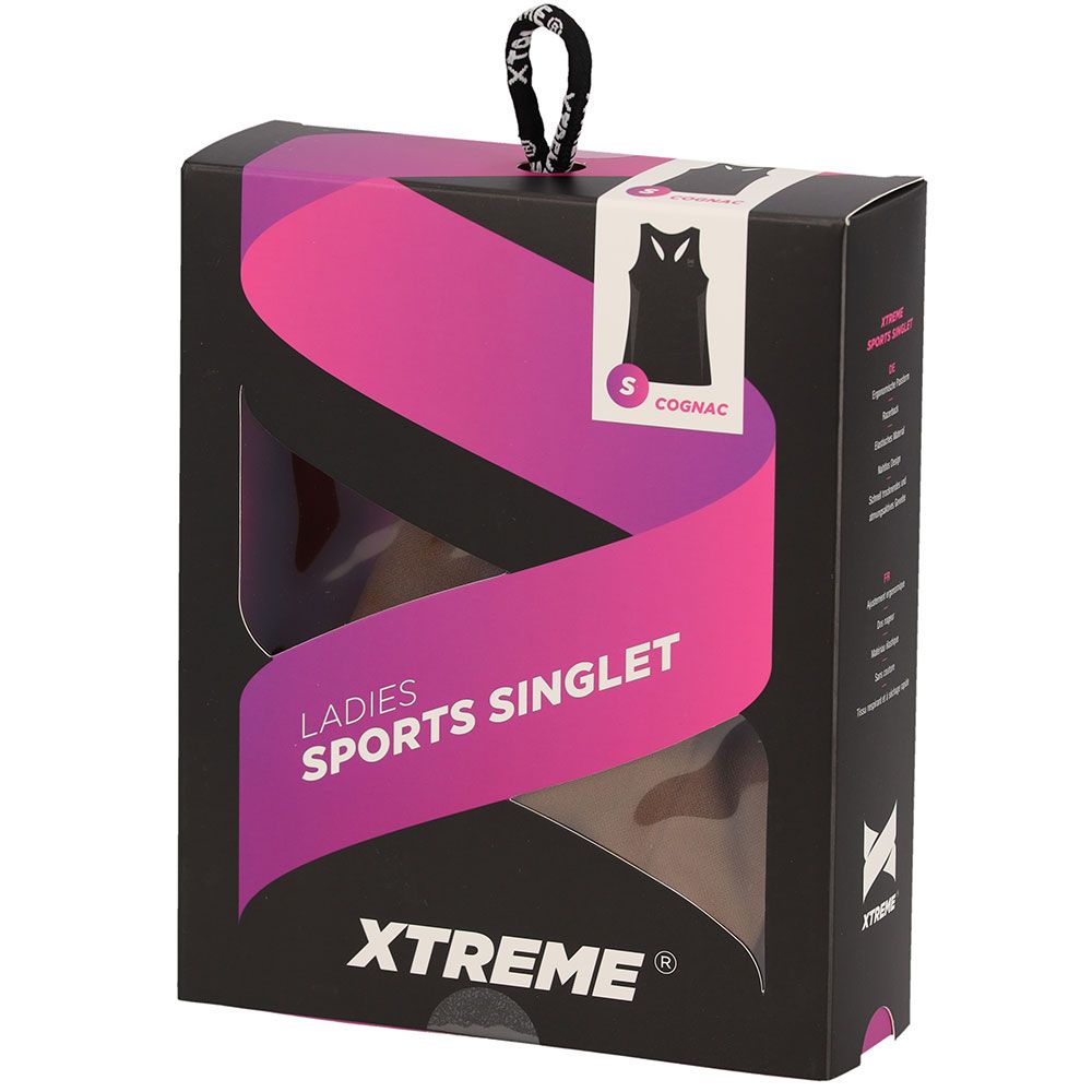 Xtreme Sportswear Sport Singlet Dames Cognac