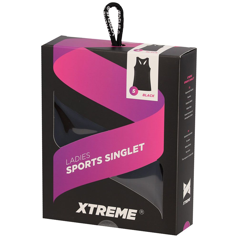Xtreme Sportswear Sport Singlet Dames Zwart