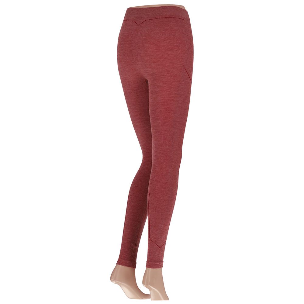 Xtreme Thermoset Dames Merino Wol - Thermoshirt + Thermolegging - Red Melange