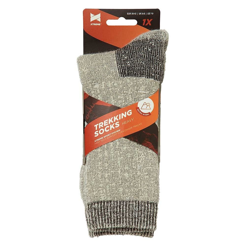 Xtreme Trekking Sokken Thermal Heavy Grey Mouliner