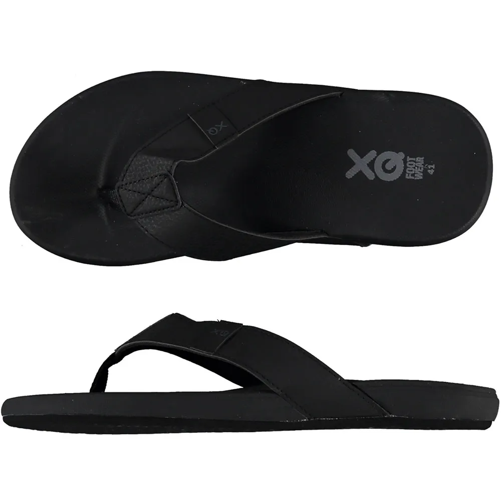 XQ Teenslippers Heren Comfortable Cushion Sole Zwart 