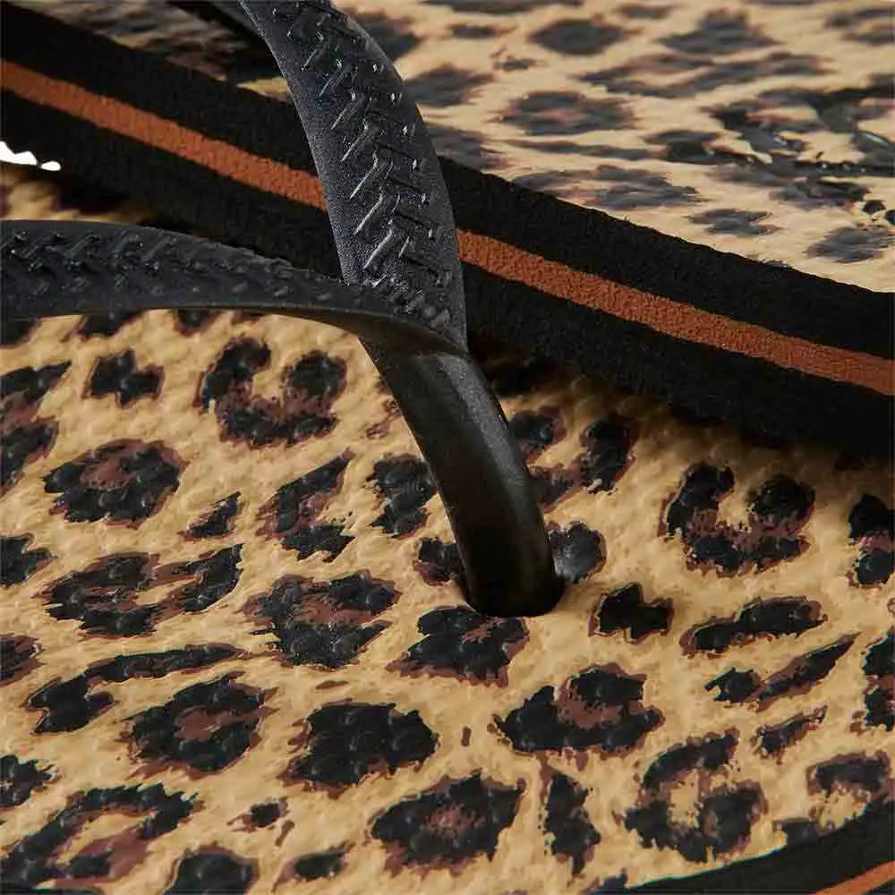 XQ Teenslippers Dames Panter Print 
