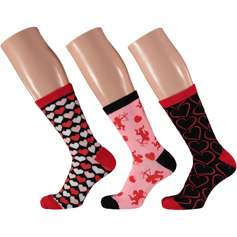 Apollo Valentijn Cadeau Sokken Giftbox Cupid Hearts Dames met gratis wenskaart