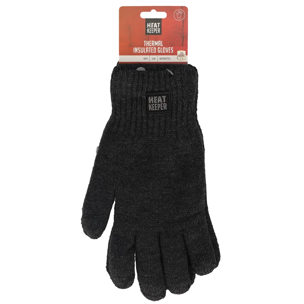 Heatkeeper Thermo Handschoenen Heren Antraciet