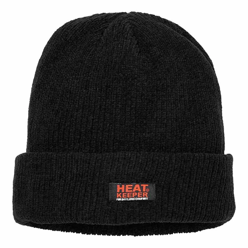 Heatkeeper Dames Thermo Muts Chenille Zwart