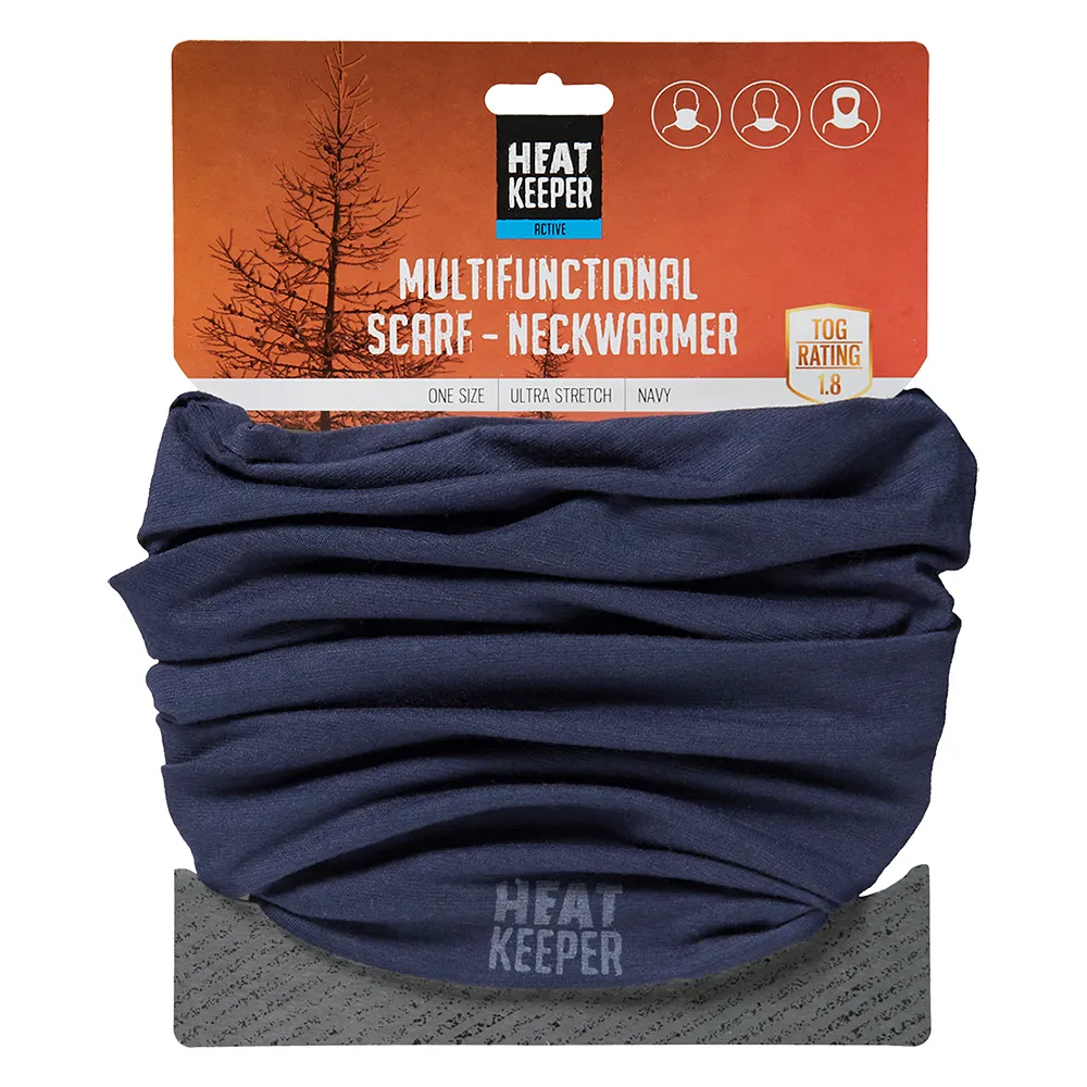 Heatkeeper Multifunctionele Sjaal/Nekwarmer Navy