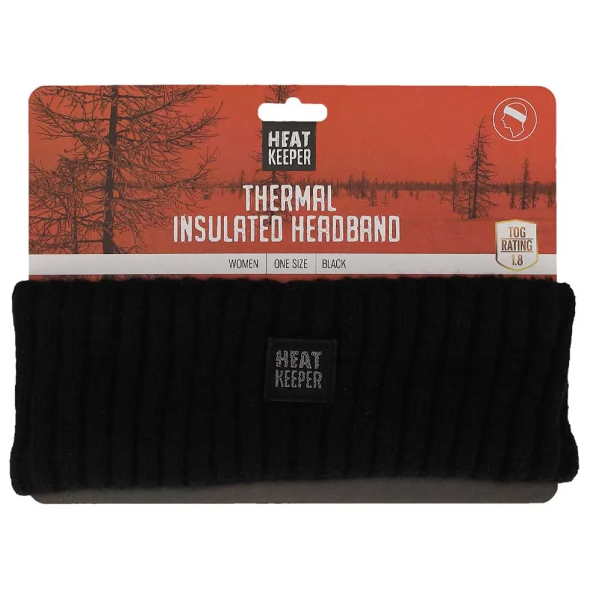 Heatkeeper Hoofdband Dames Zwart