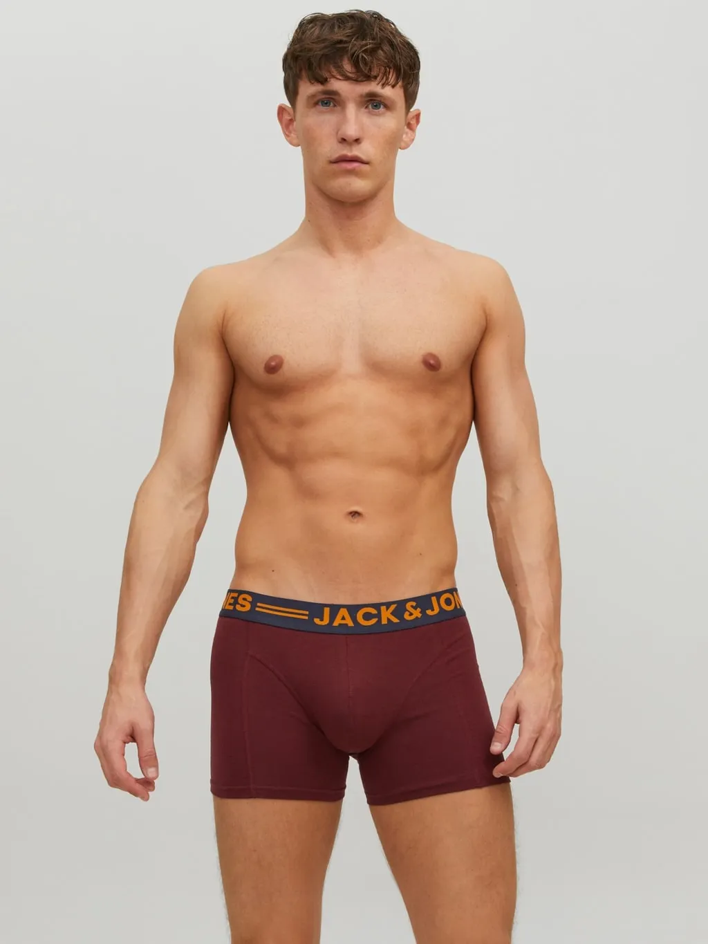 Jack & Jones Boxershorts JACLICHFIELD Trunks 6-pack Burgundy