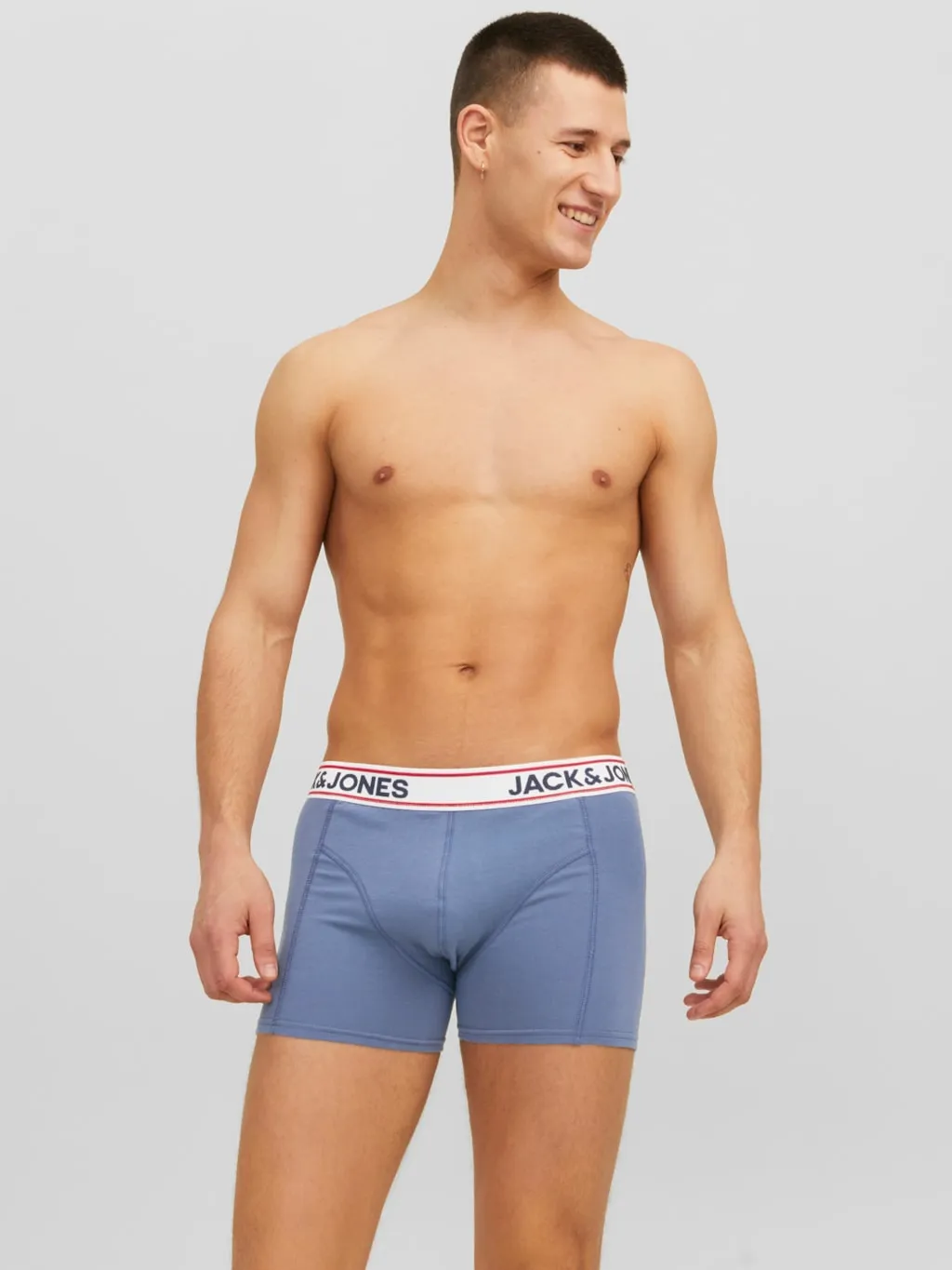Jack & Jones Boxershorts JACJAKE Trunks 3-pack Vintage Blue / Navy