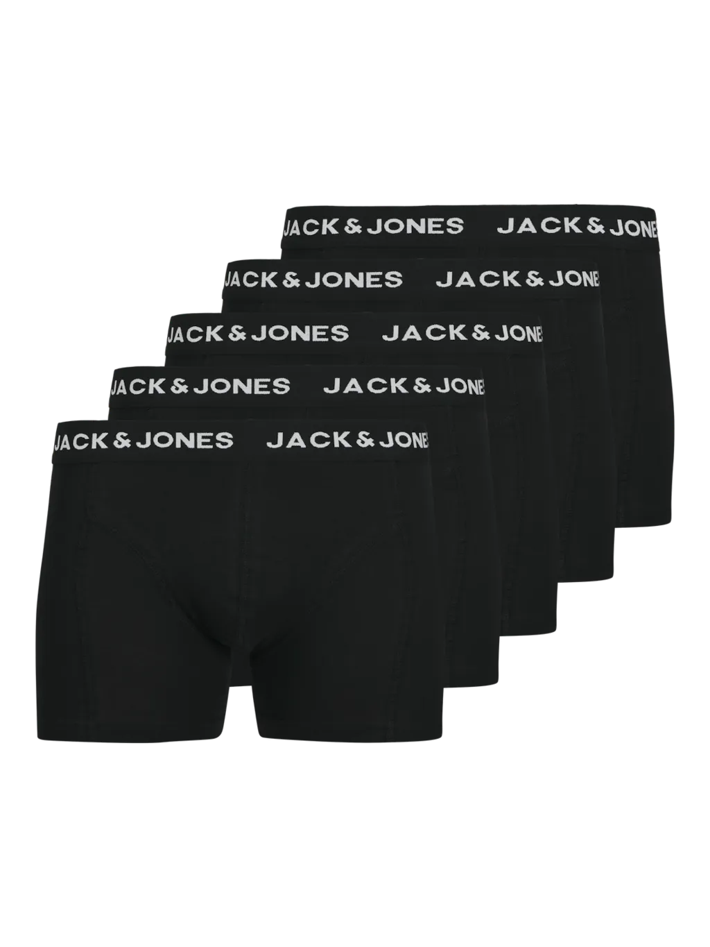 Jack & Jones Boxershorts JACANTHNONY Trunks 5-pack Black