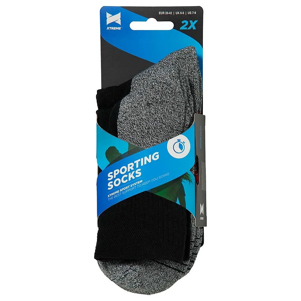 Xtreme Sportsokken 2-pack Multi Black