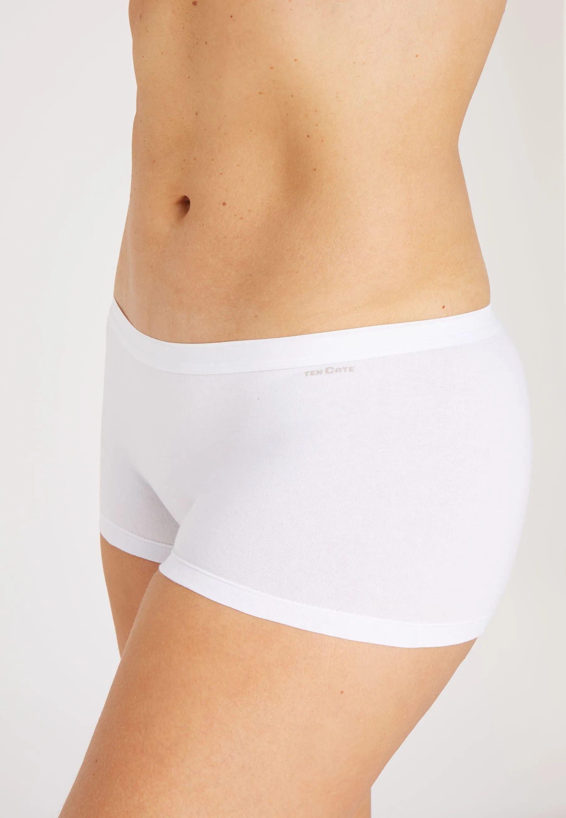 Ten Cate Basics Organic Cotton Stretch Short 4-pack Wit