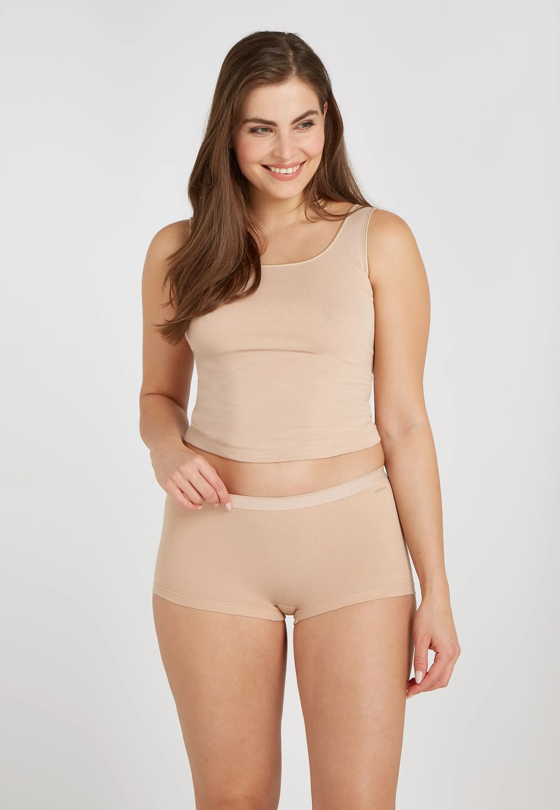 Ten Cate Basics Organic Cotton Stretch Short 4-pack Beige