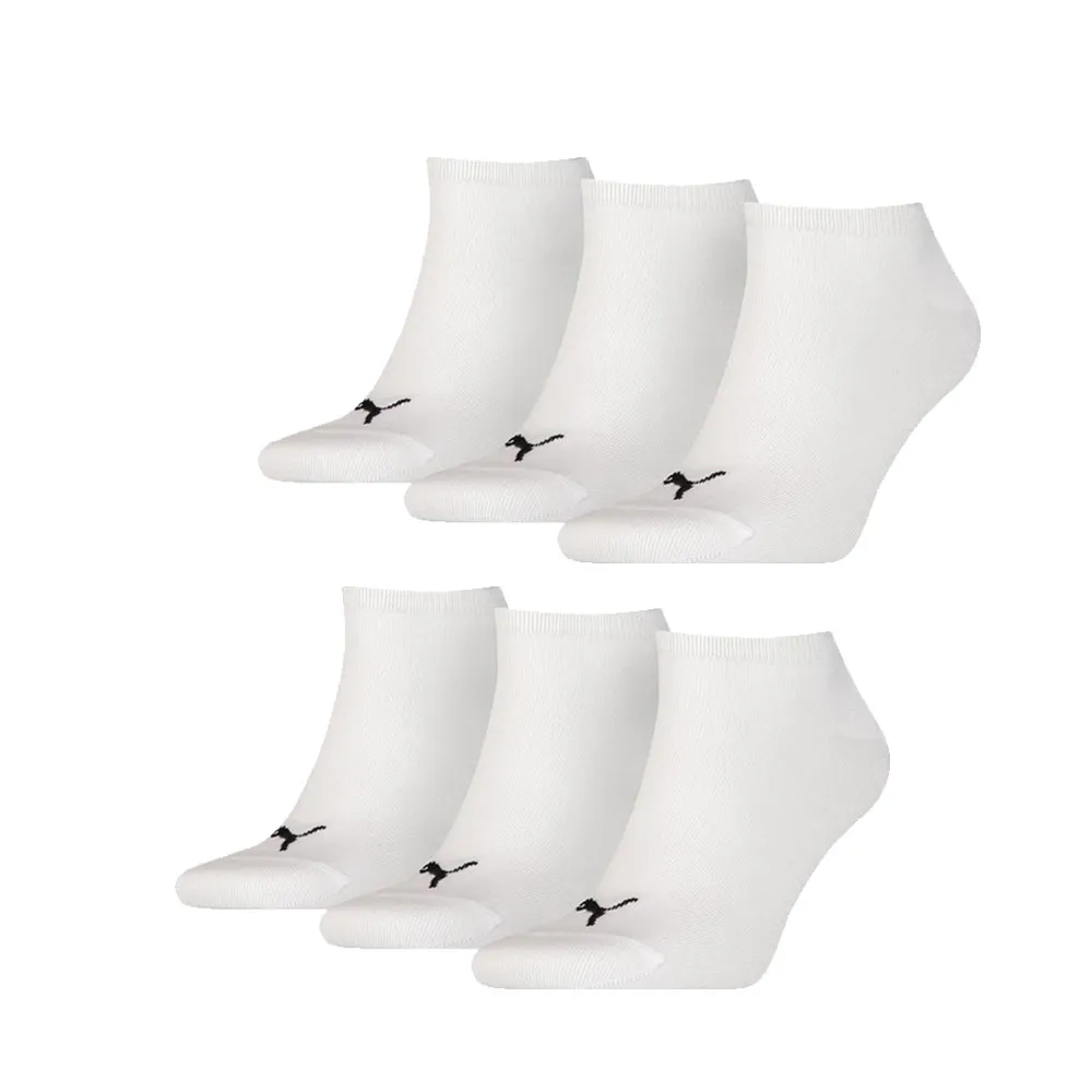 Puma Sneakersokken 6-pack Wit