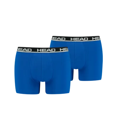 HEAD boxershort basic 2-pack blue / black