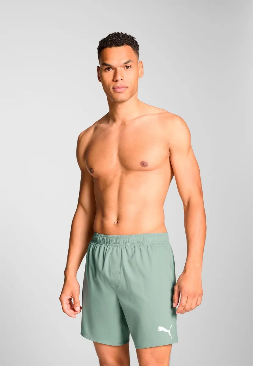 Puma Zwembroek Heren Mid Shorts Dark Sage