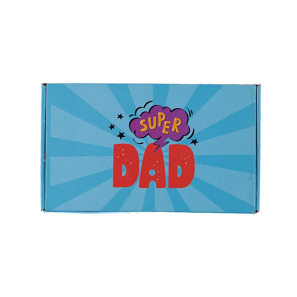 Apollo Vaderdag Cadeau Sokken Giftbox Super Dad met gratis wenskaart