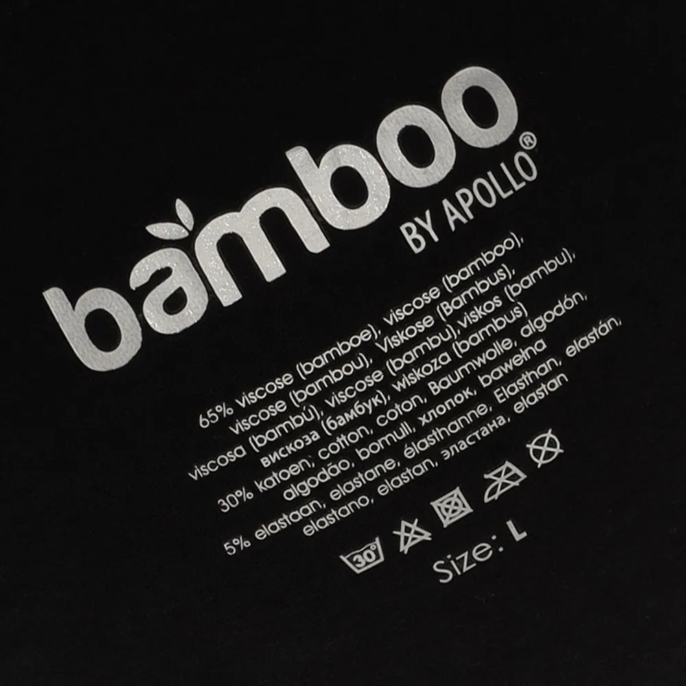 Apollo Singlet Dames Bamboo Zwart 4-pack