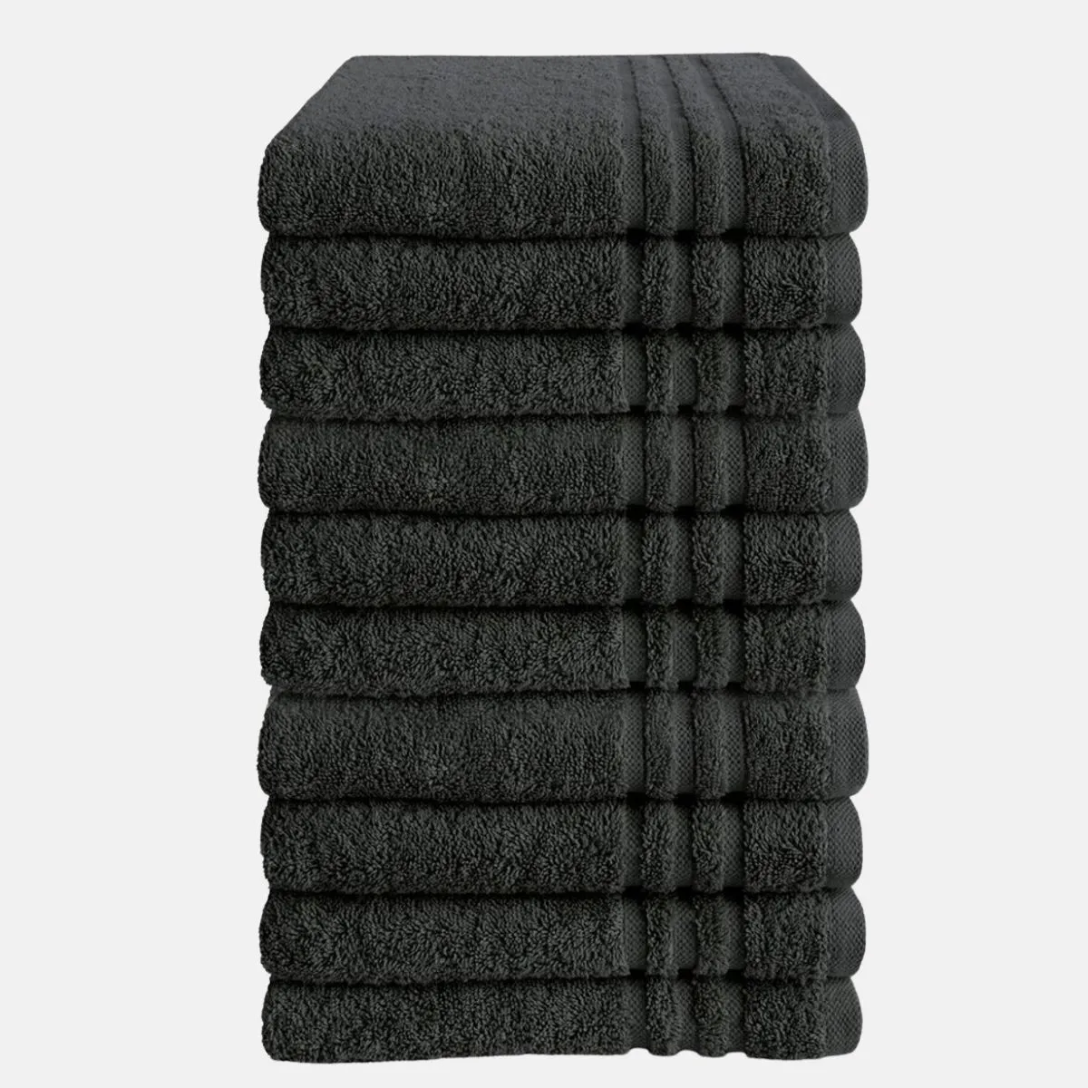 Byrklund Handdoek 50x100 cm 500gram Antraciet - 10 stuks