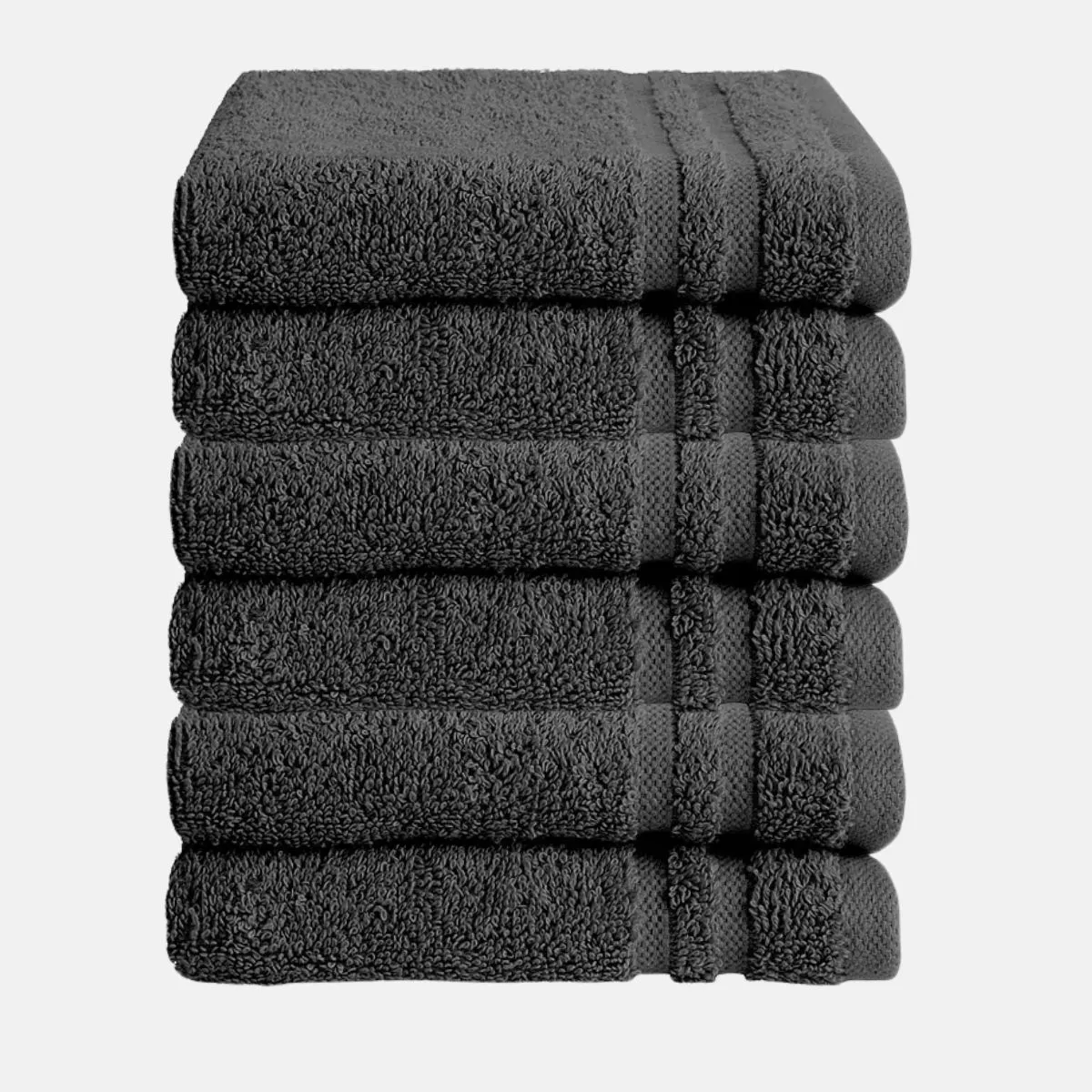 Byrklund Gastendoek Antraciet 30x50 cm - 6 stuks