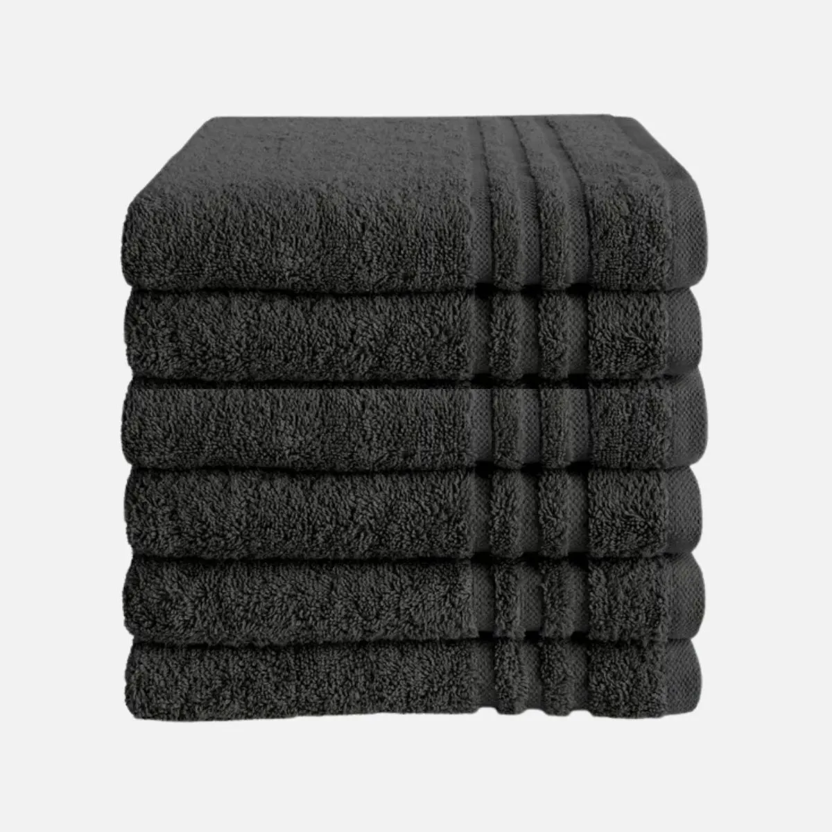 Byrklund Handdoek 50 x 100 cm Antraciet - 6 stuks