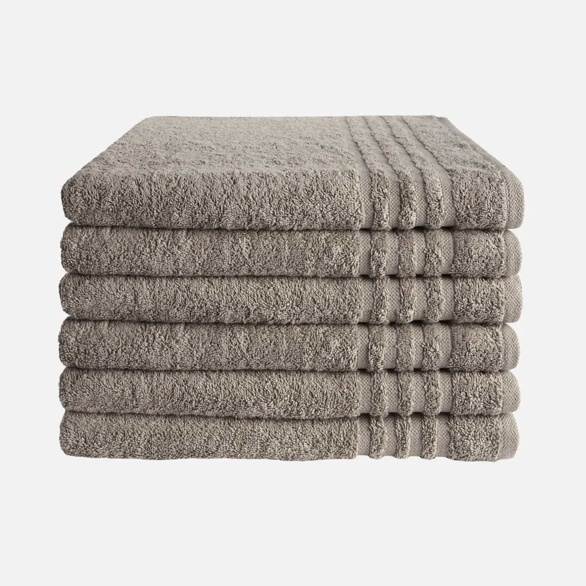 Byrklund Handdoek 70x140 cm 500gram Taupe - 6 stuks
