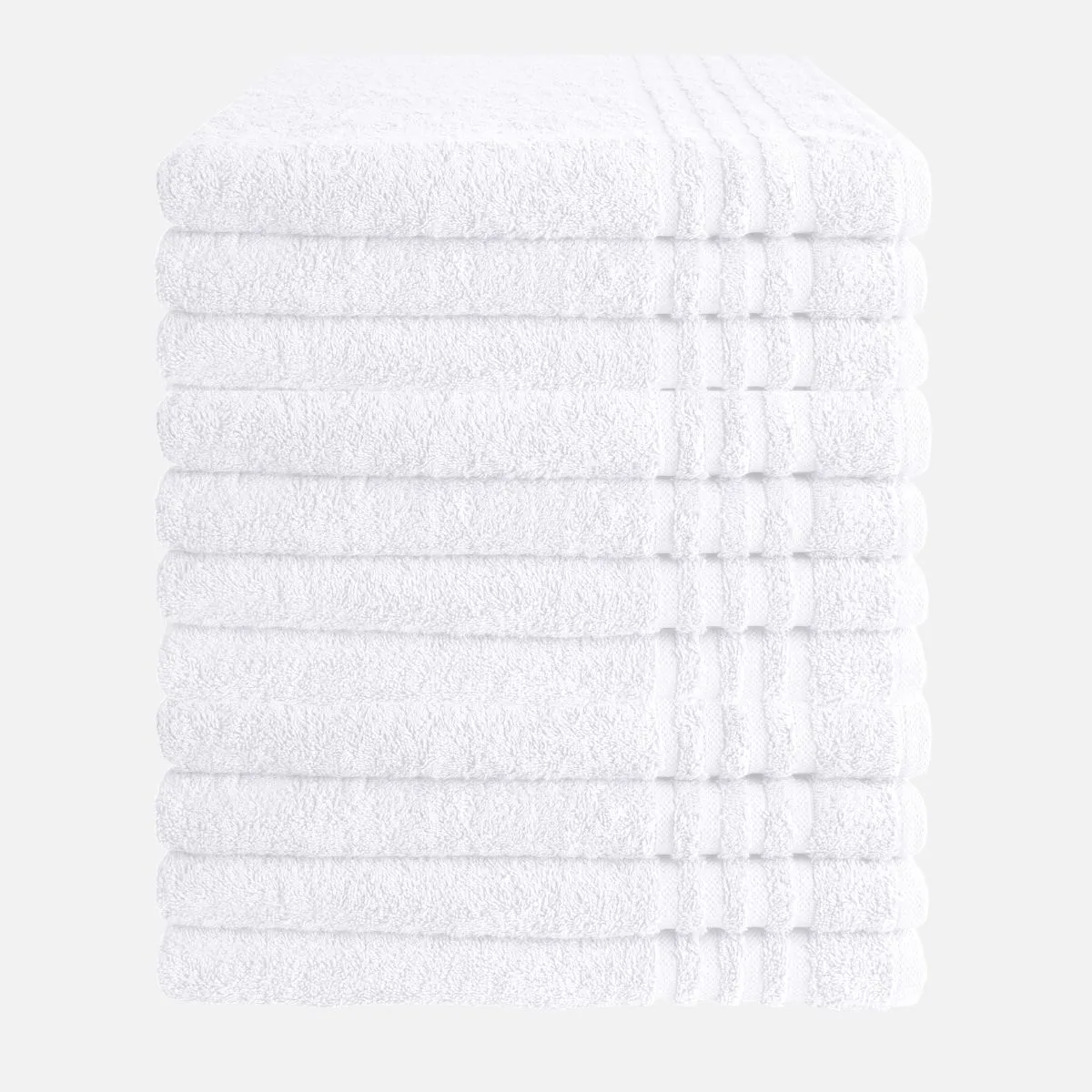 Byrklund Handdoek 70x140 500gram Wit - 10 stuks