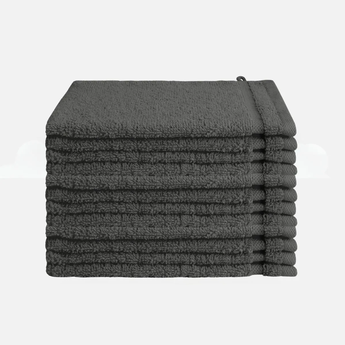 Byrklund Washand 16x21 cm 500gram Antraciet - 12 stuks
