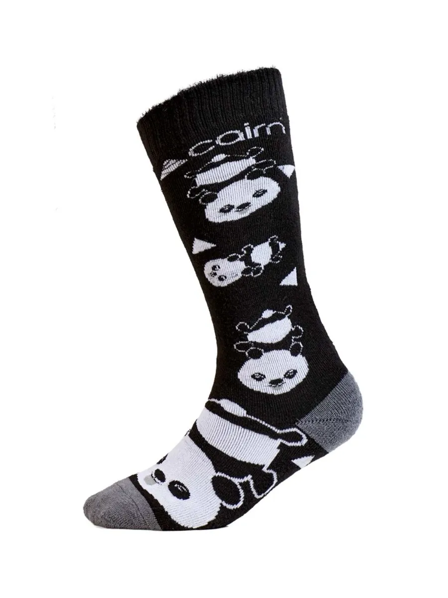 Cairn Skisokken Kinderen 2-pack Black Panda