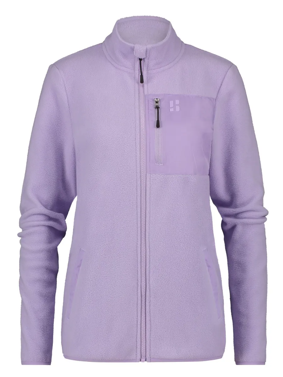 Poederbaas Four Seasons Fleece Vest Dames Lila