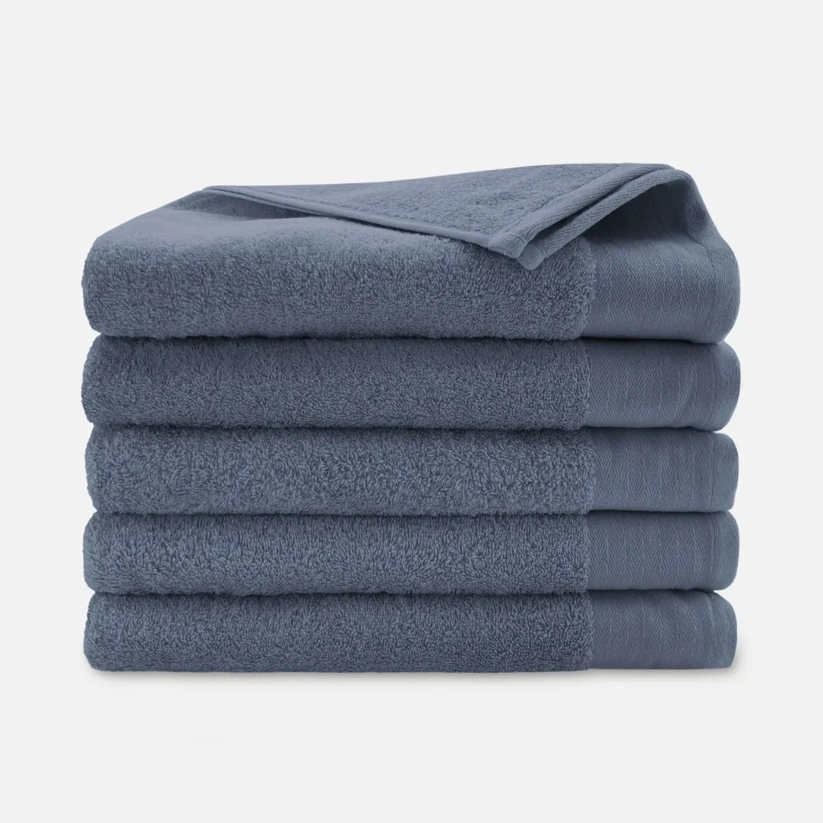 Walra Soft Cotton Handdoeken 70 x 140 cm - 550 gr/m² - Indigo - 5 stuks
