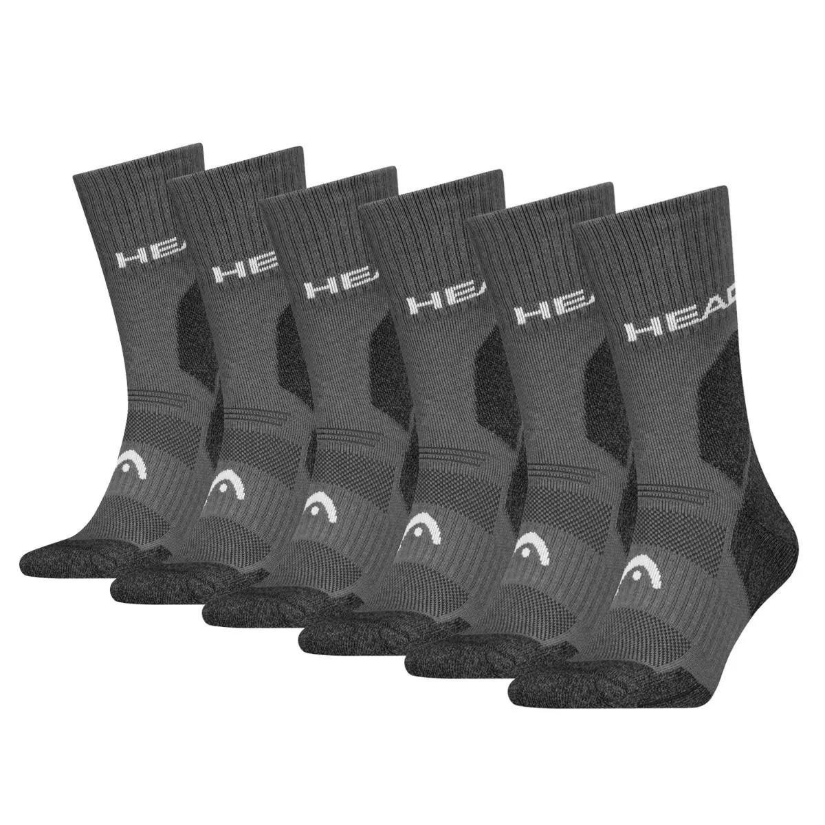 HEAD Wandelsokken All Climates Hiking Crew 6-pack - Keuze uit 4 kleuren