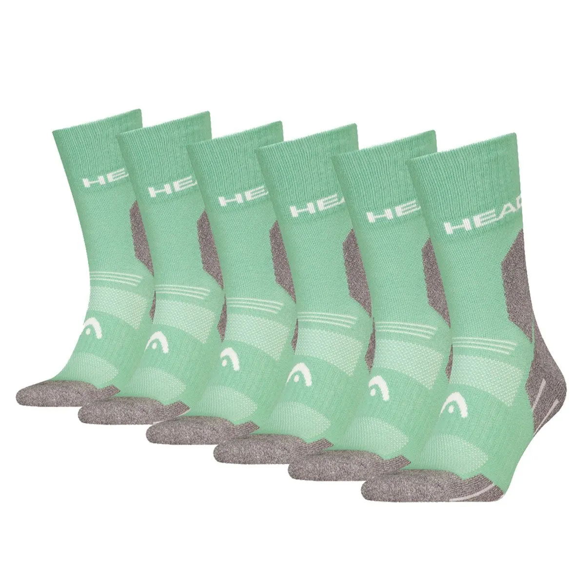 HEAD Wandelsokken All Climates Hiking Crew 6-pack - Keuze uit 4 kleuren