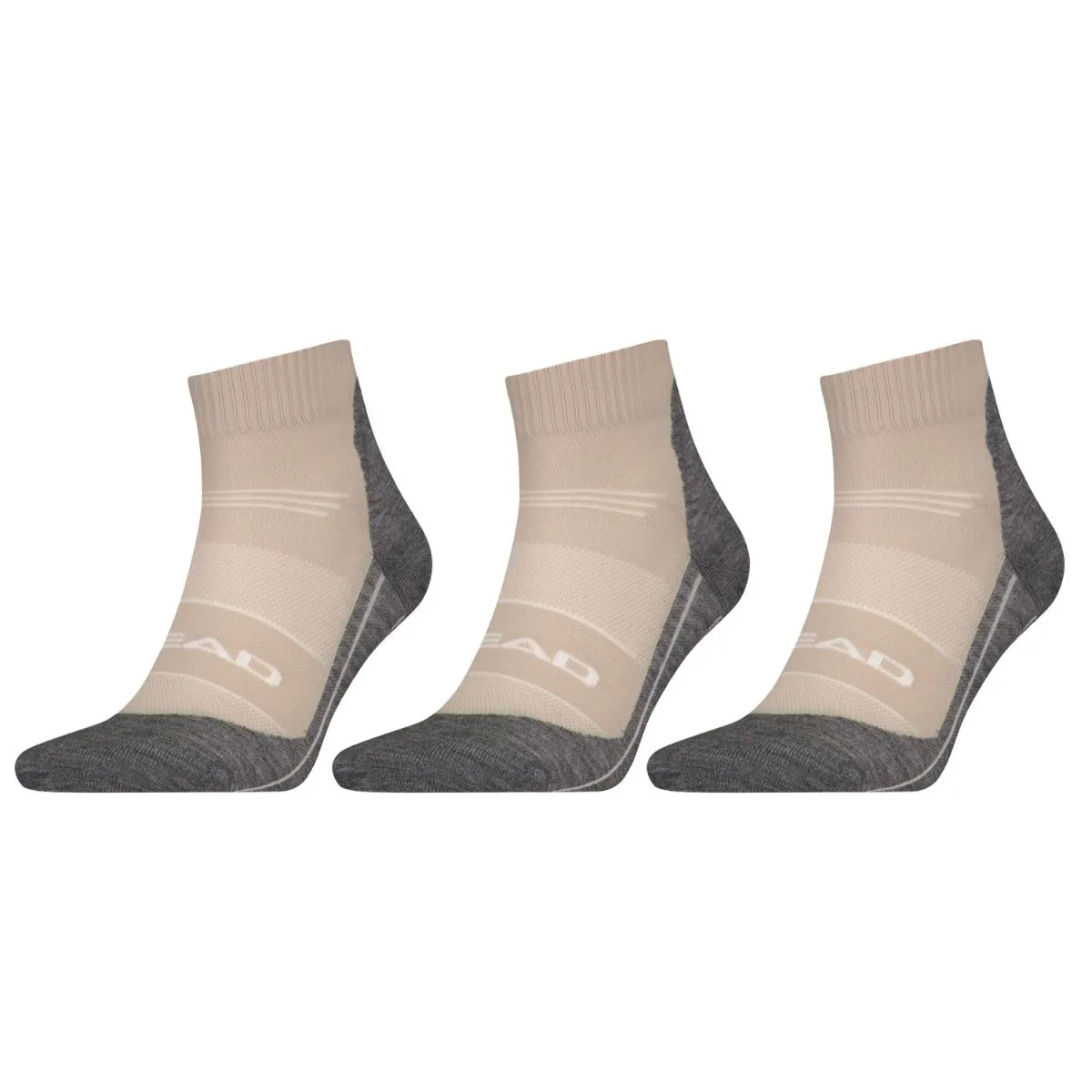 HEAD Wandelsokken Cool Hiking Quarter 3-pack - Keuze uit 2 kleuren