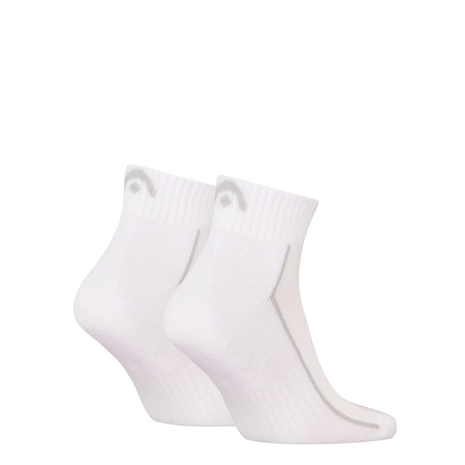 HEAD Quartersokken Performance 2-pack Wit