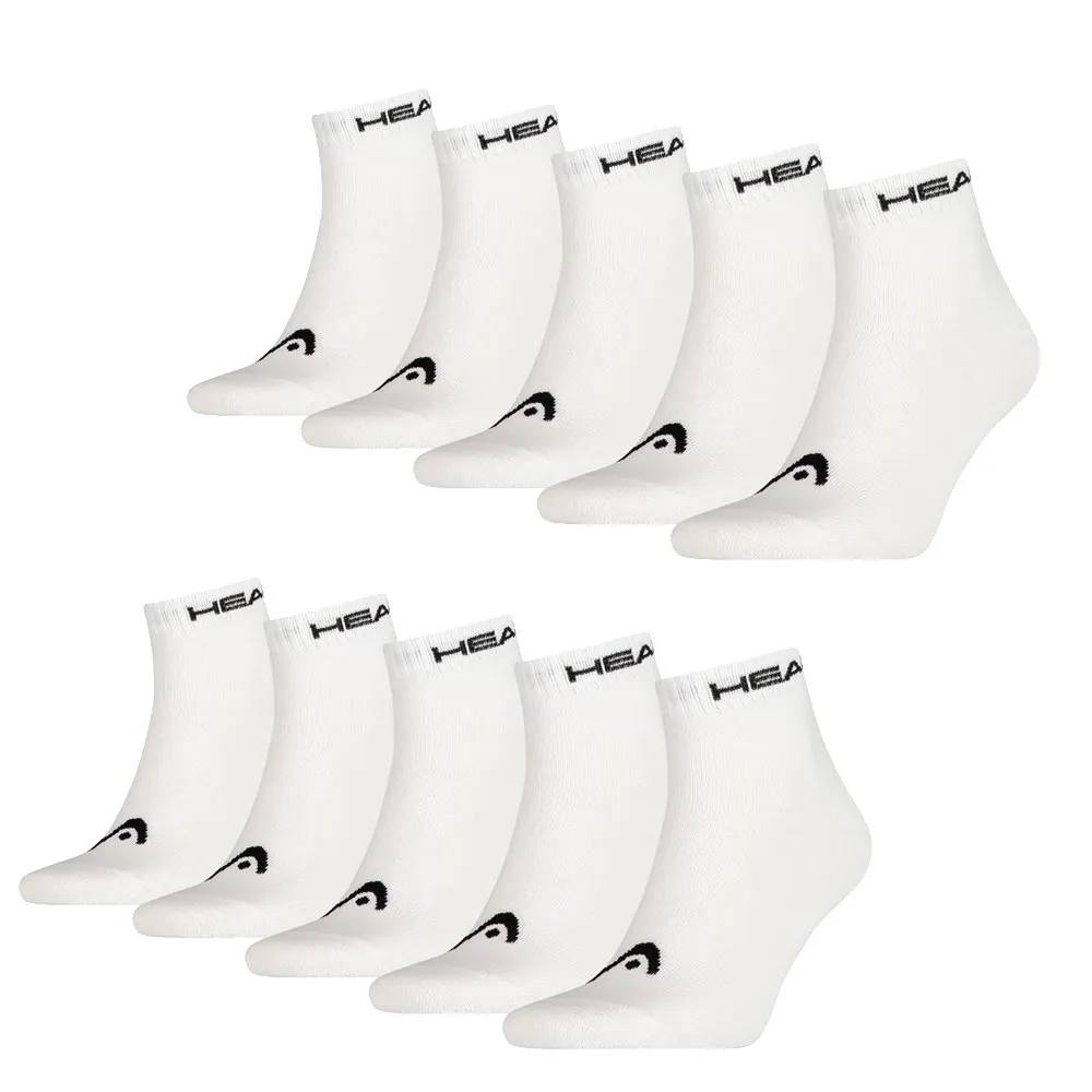 Head Sokken Quarter 10-pack Wit