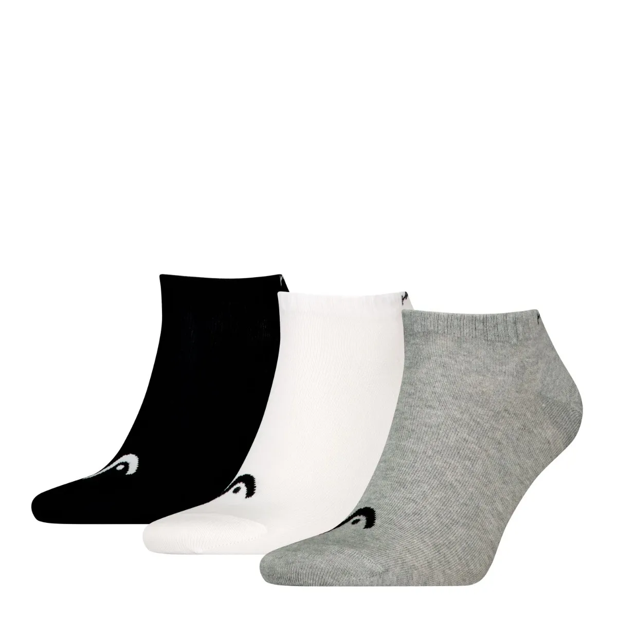 HEAD Sneakersokken Training 12-pack Grijs / Wit / Zwart