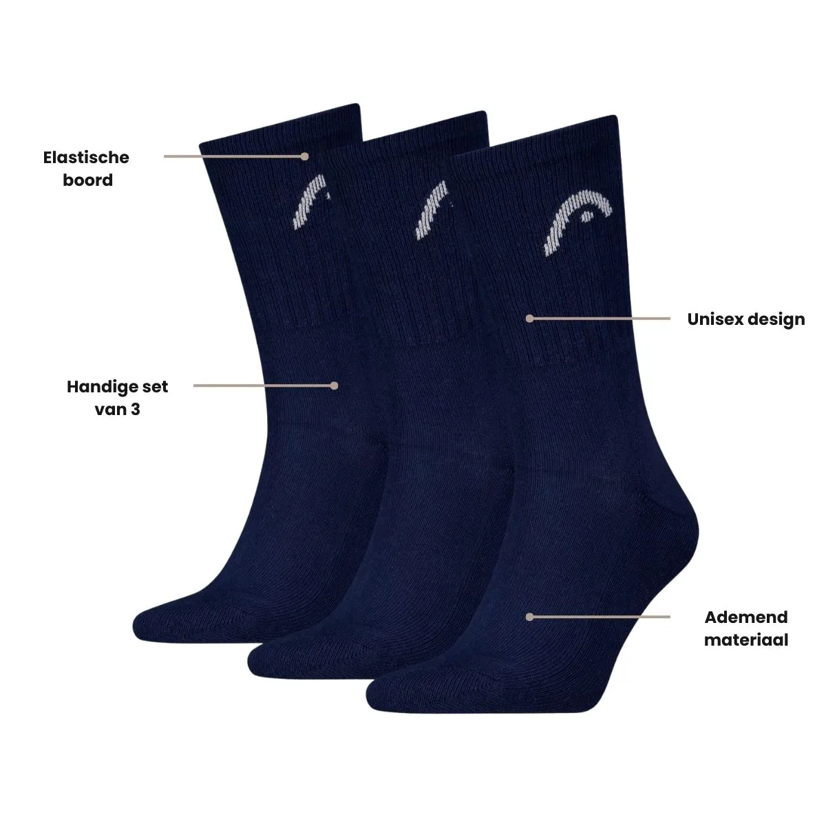 HEAD Sportsokken Training 12-pack Navy