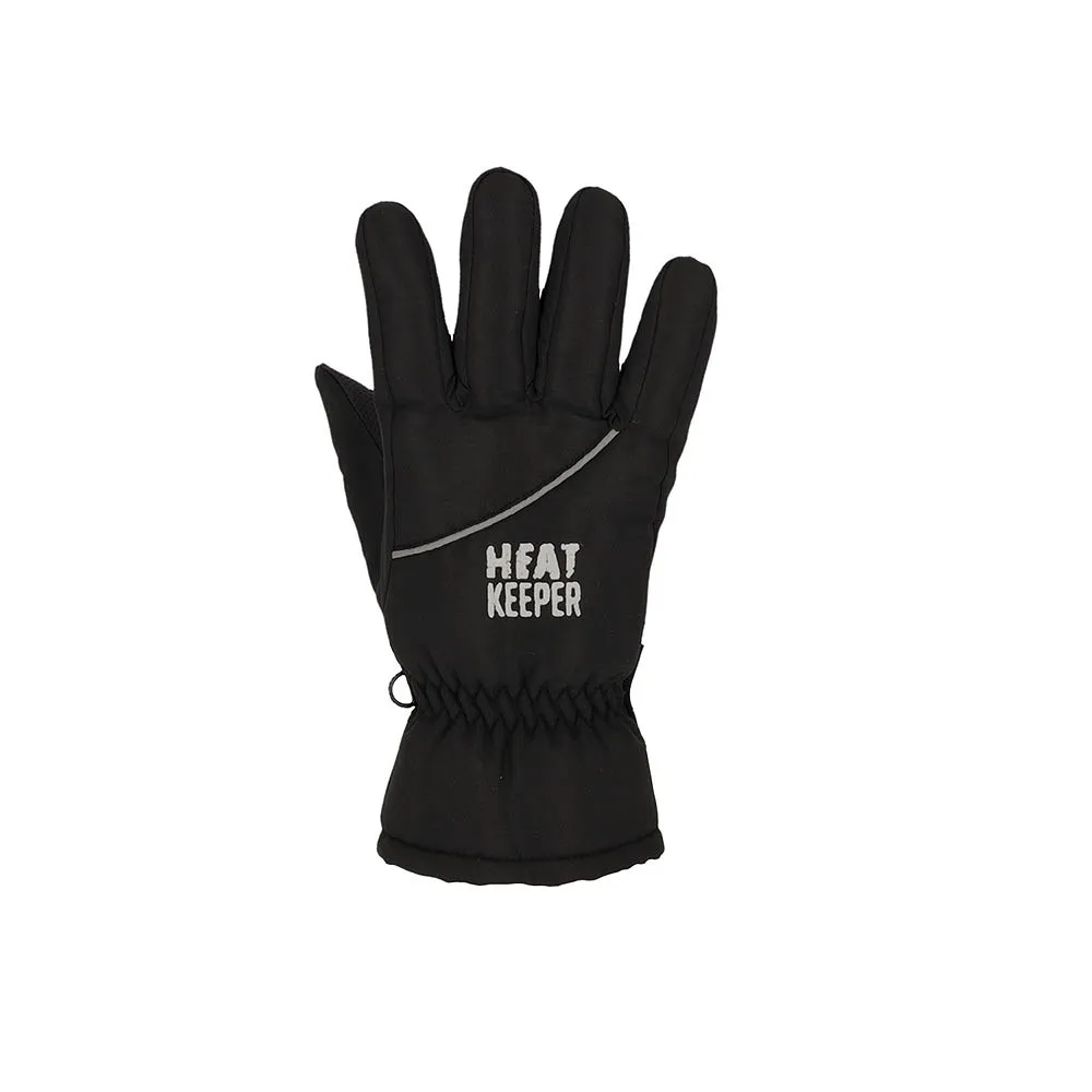 Heatkeeper Kinder Ski Handschoenen Zwart