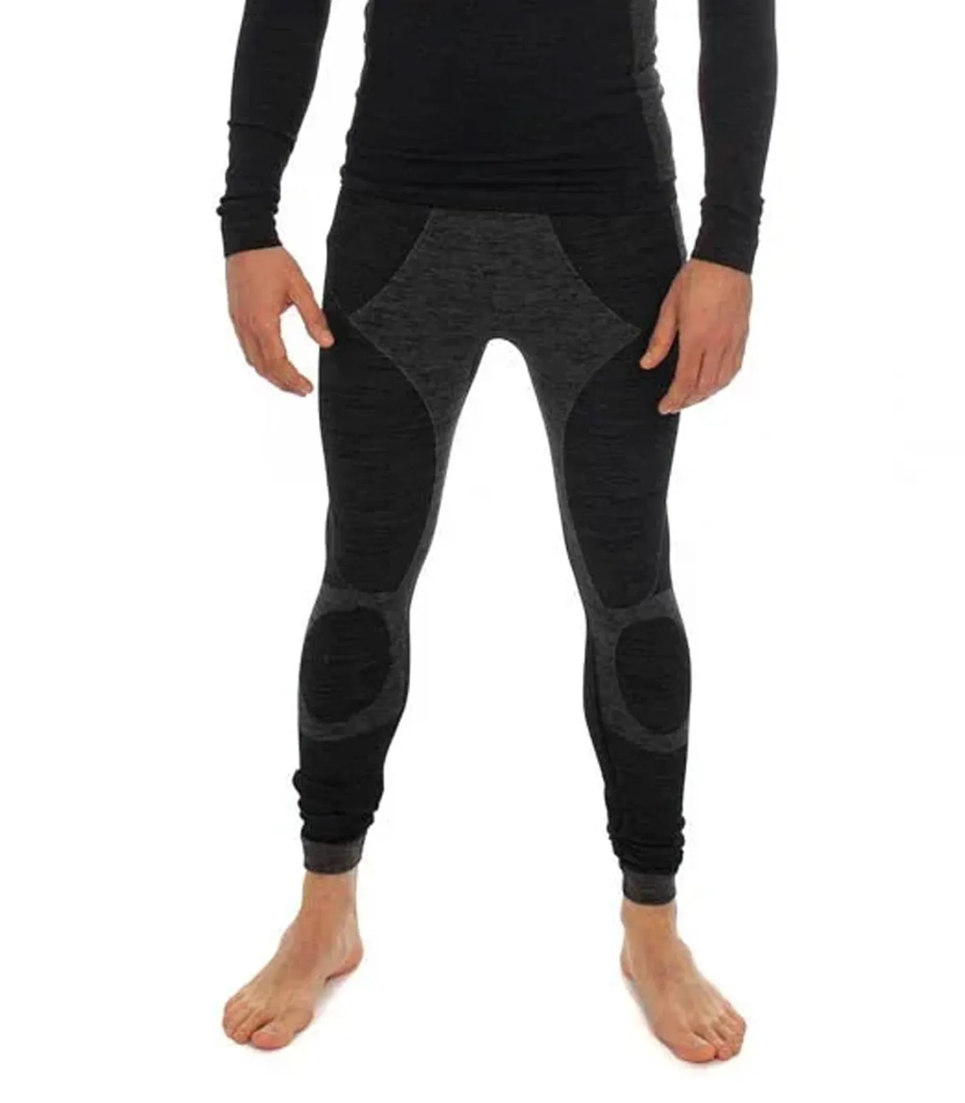 Heatkeeper Thermo Legging Heren Premium Zwart Melange