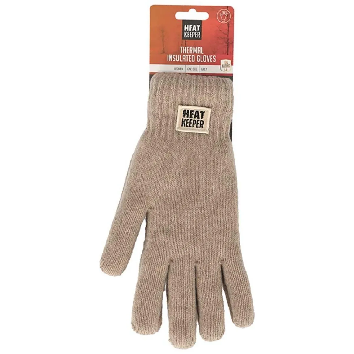 Heatkeeper Thermo Handschoenen Dames Beige Melange