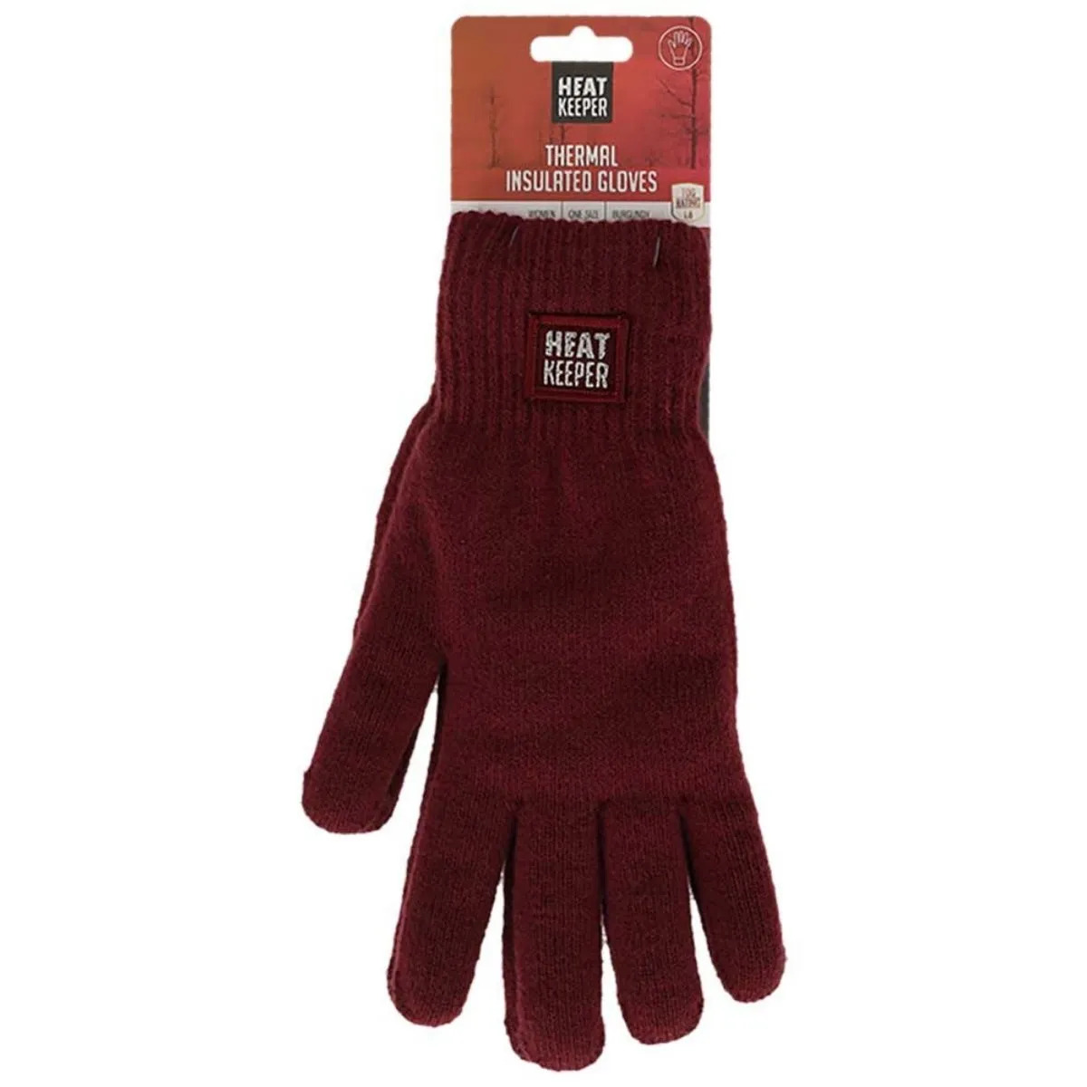 Heatkeeper Thermo Handschoenen Dames Burgundy