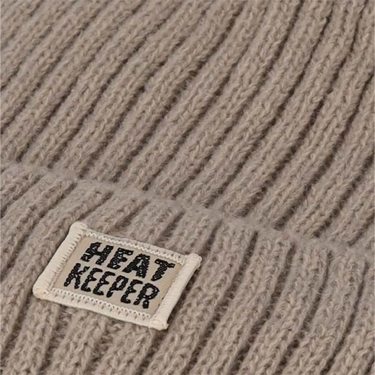 Heatkeeper Thermo Muts met Pompon Dames Beige Melange