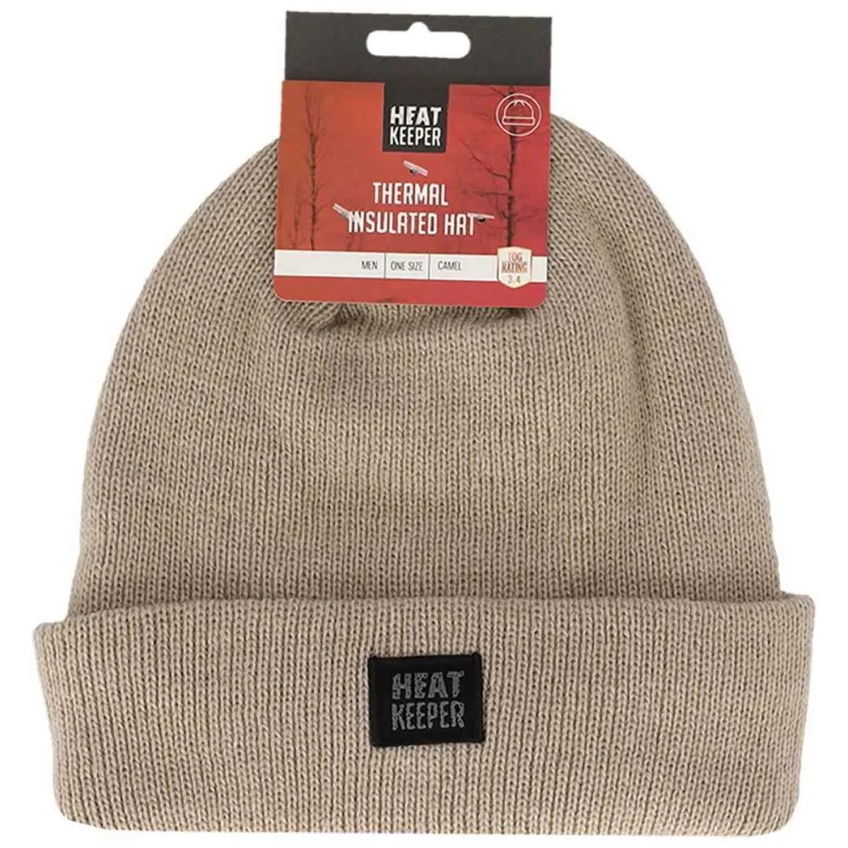 Heatkeeper Heren Thermo Muts Wind/Waterproof Camel